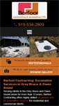 Mobile Screenshot of barfootcontracting.com